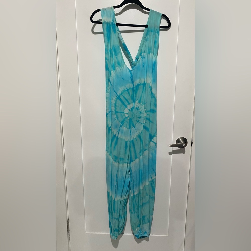 Tie Dyed (handmade) Racerback Jumpsuit